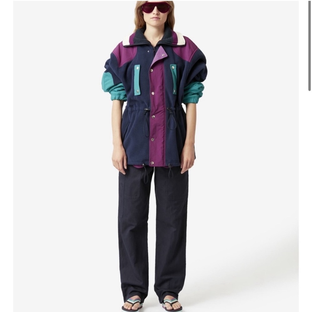 Isabel Marant Montana fleece sport jacket coat